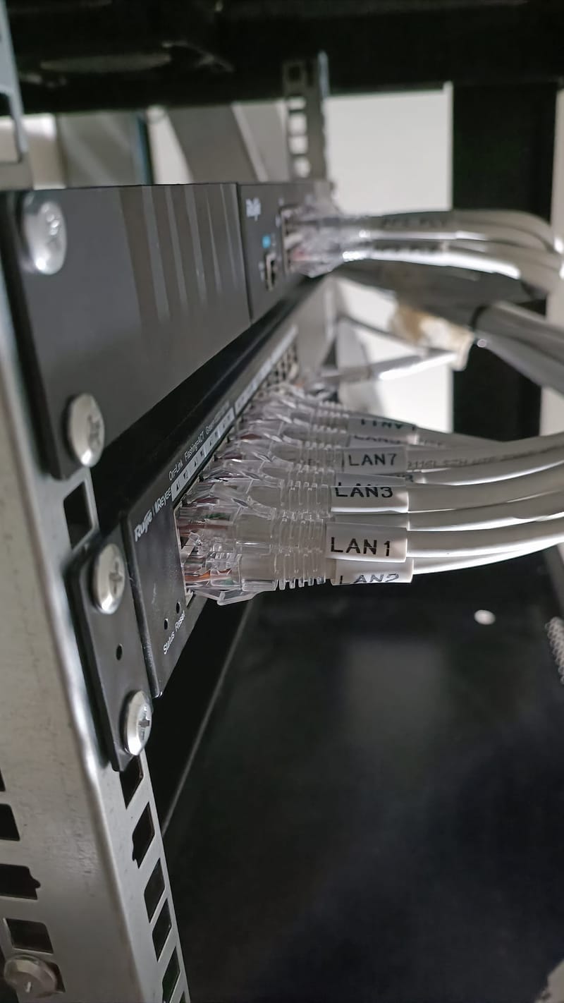 งานเดินสาย Lan สาย Cat6 และ เข้าหัว