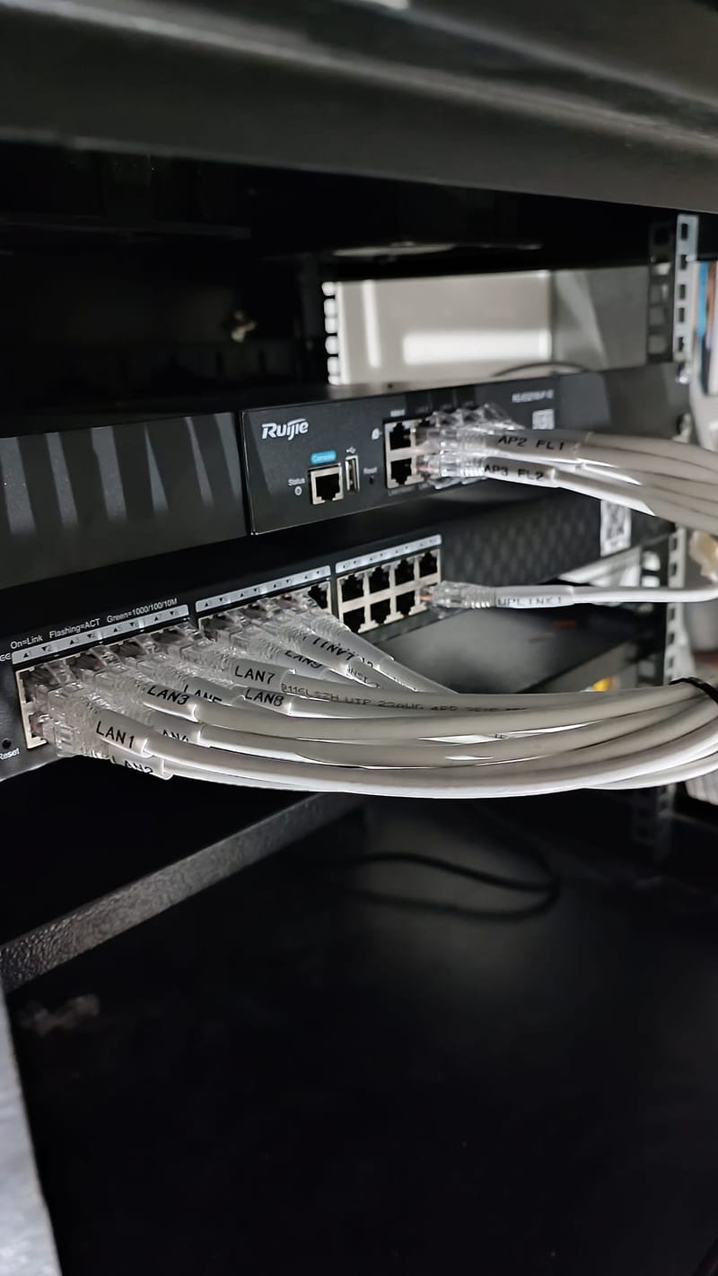งานเดินสาย Lan สาย Cat6 และ เข้าหัว