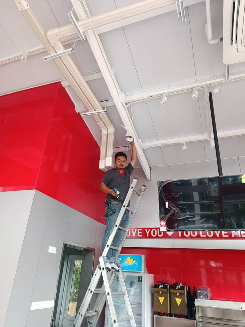 งานติดตั้งกล้อง Hikvision
