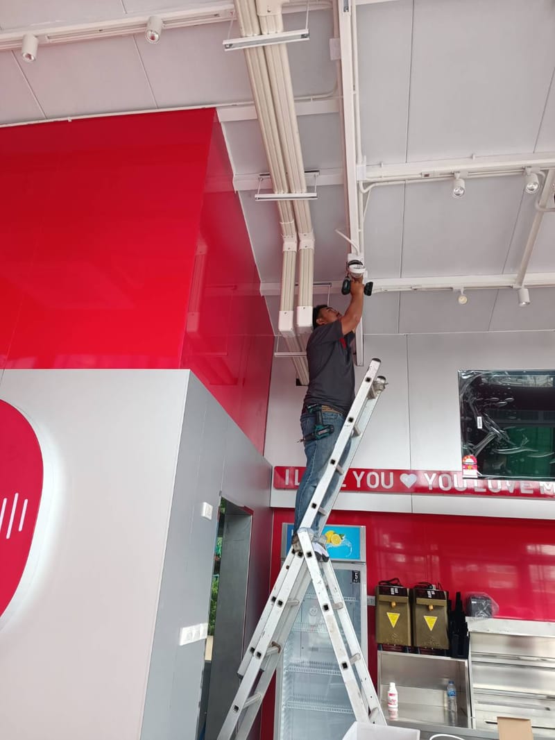 งานติดตั้งกล้อง Hikvision