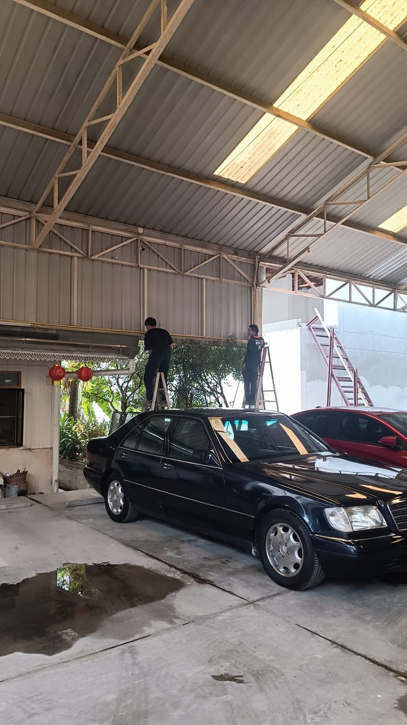 งานติดตั้งกล้องโรงจอดรถ