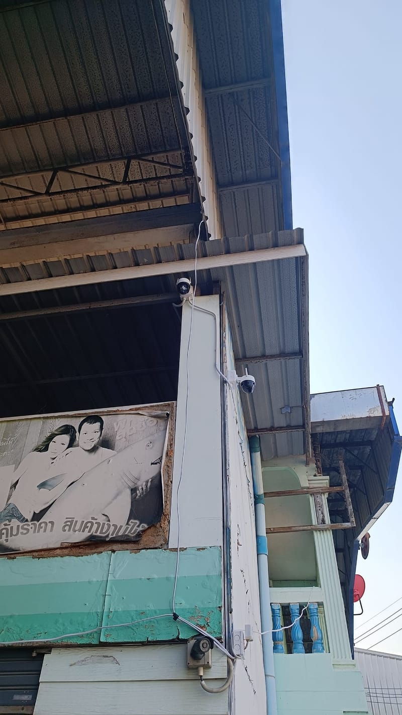 งานติดตั้งกล้องวงจรปิด โกดัง