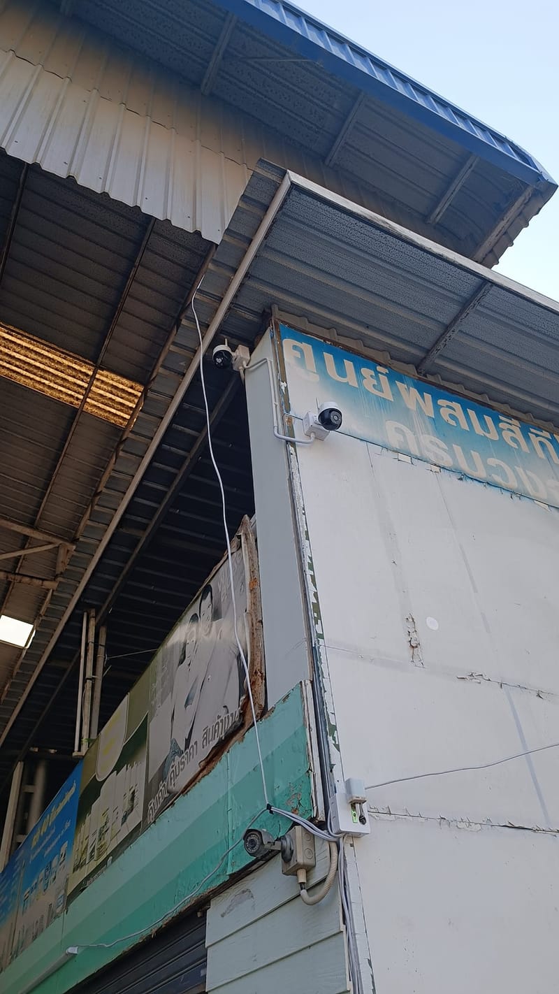 งานติดตั้งกล้องวงจรปิด โกดัง