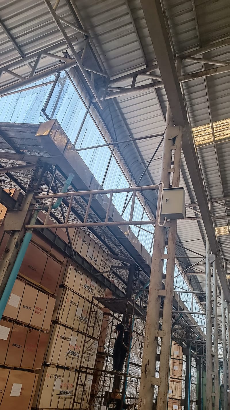 งานติดตั้งกล้องวงจรปิด โกดัง