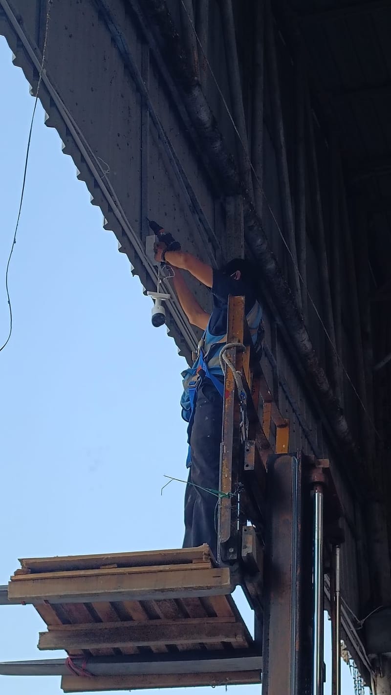 งานติดตั้งกล้องวงจรปิด โกดัง