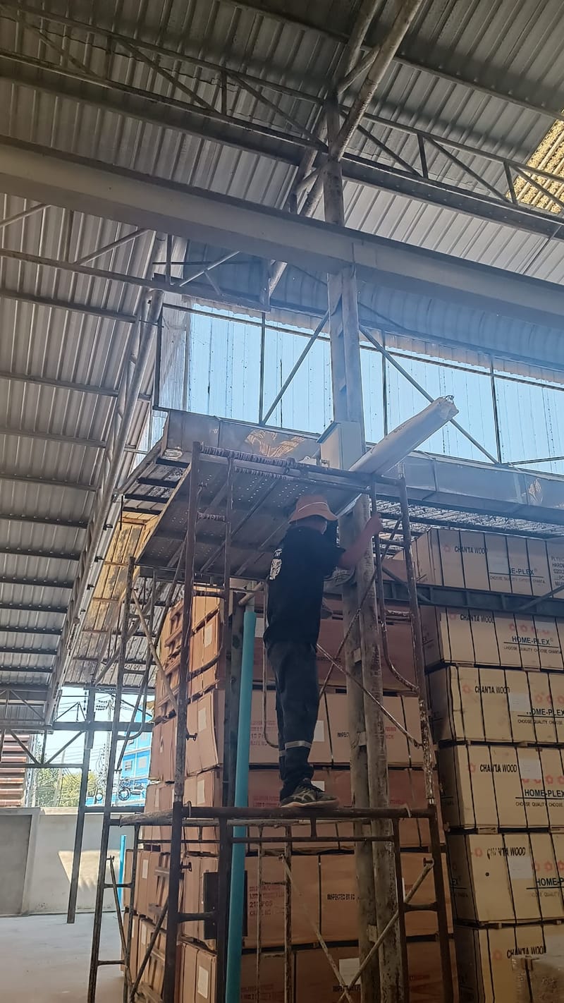 งานติดตั้งกล้องวงจรปิด โกดัง