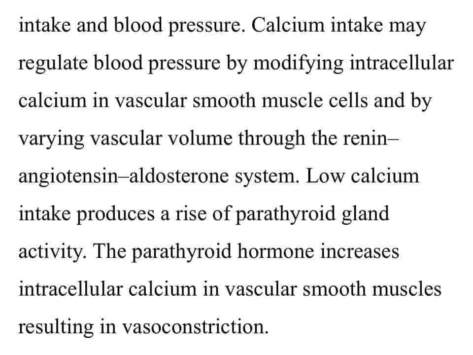 خلي بالك  الكالسيوم بجرعات عالية من (جرام ل جرام ونصف يوميا بيقلل الضغط) 🤗 🙃🤓
للتعمق 👇
https://www.ncbi.nlm.nih.gov/pmc/articles/PMC6566648/