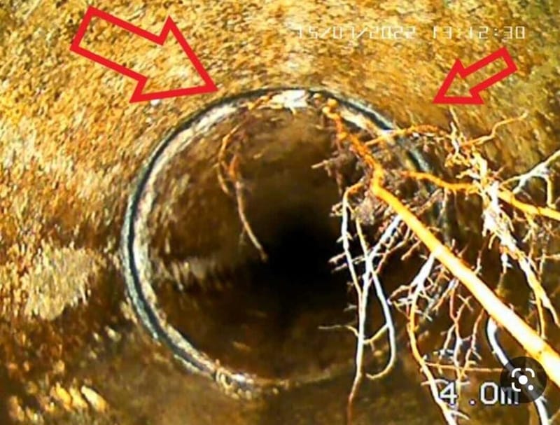 צילום קווי ביוב