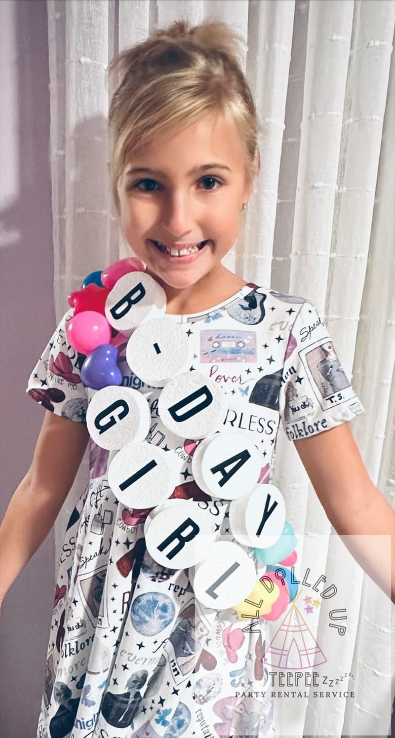 Giant Friendship Bracelet-Swiftie Sash (for rent only)