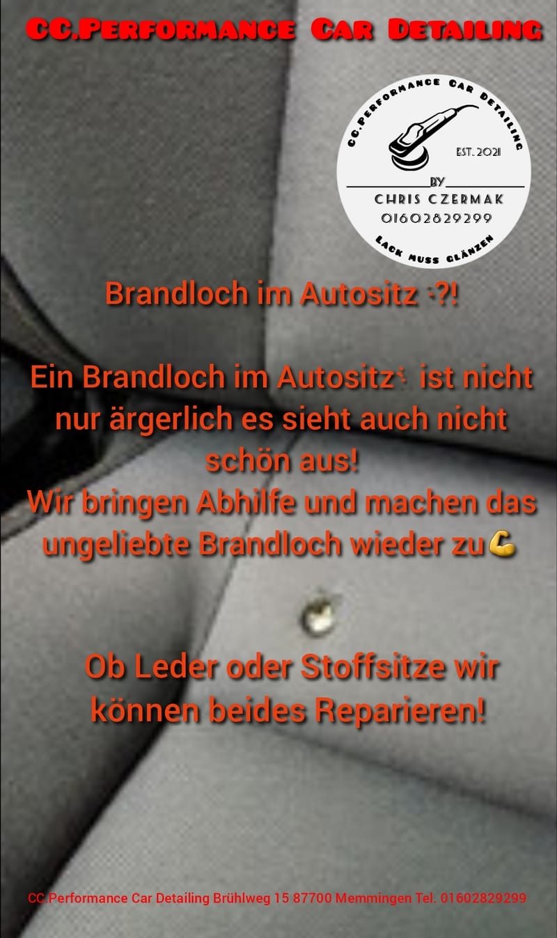 Brandloch Reparatur
