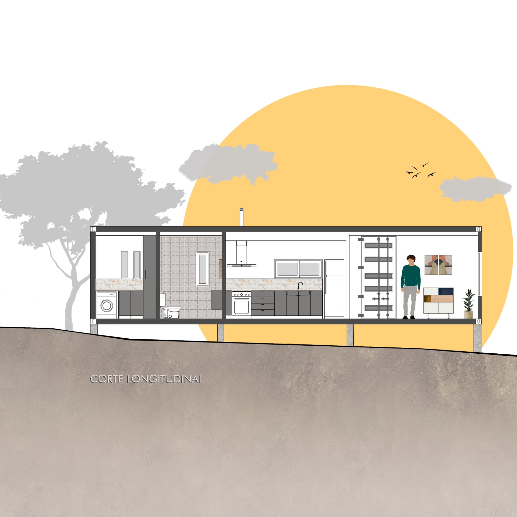 CASA CONTAINER +60 m²