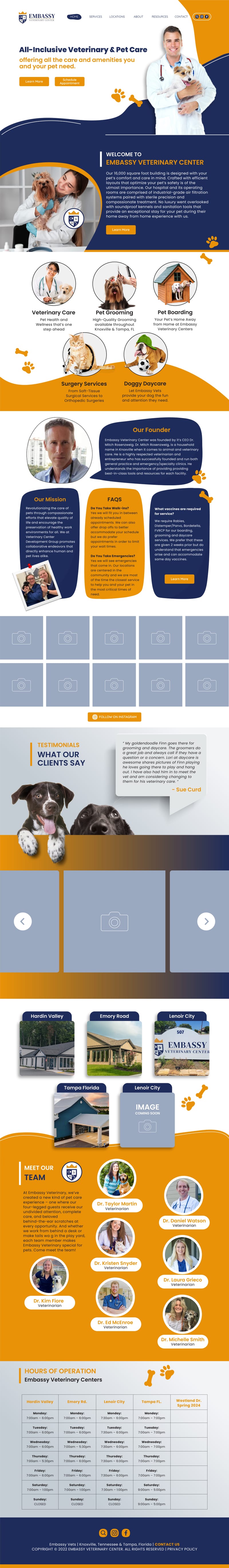 Website Design Mockups