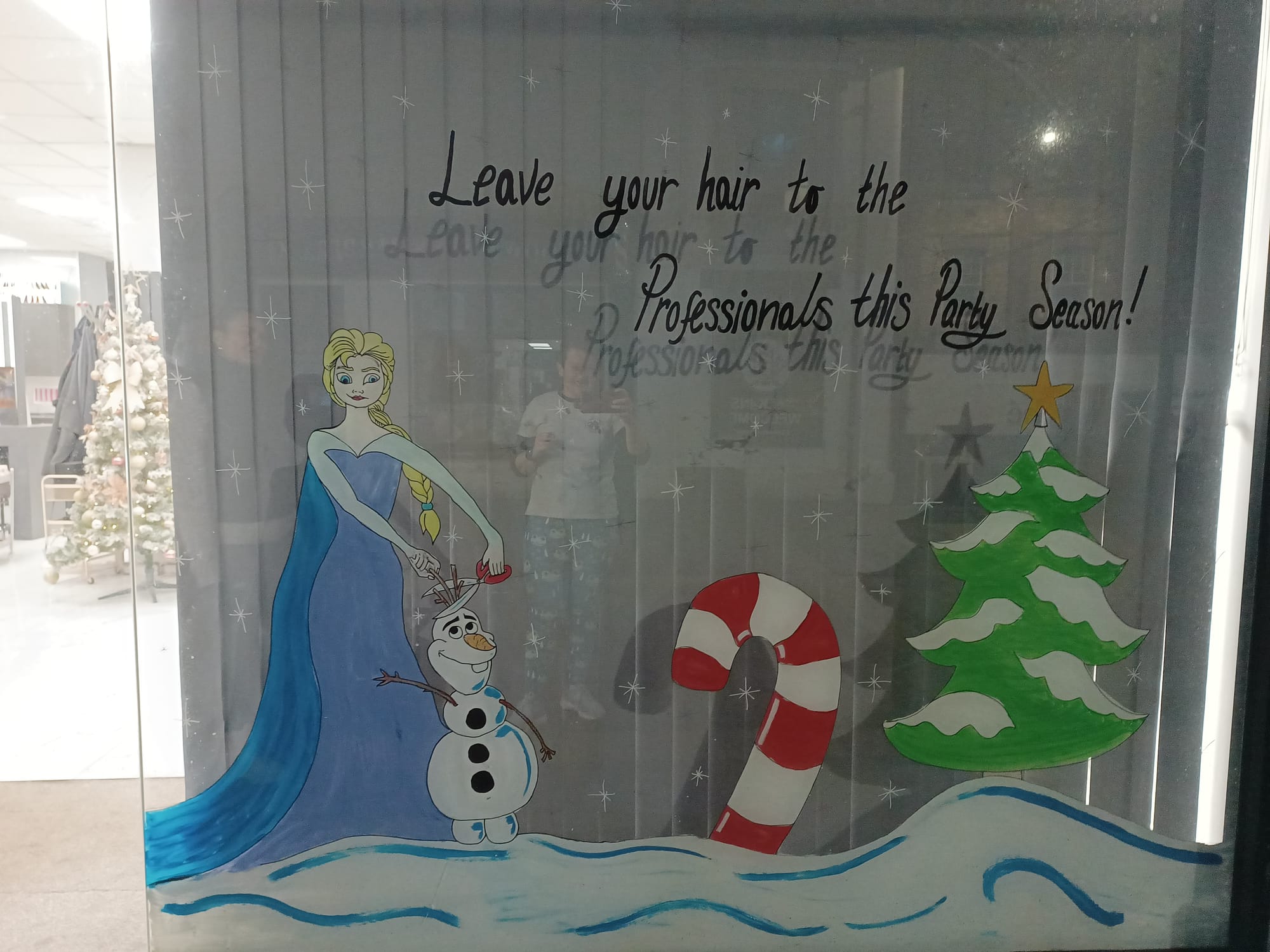 Christmas Window Art