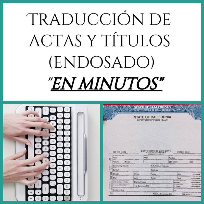 Traducciones certificadas por Perito Traductor certificado (Consejo de la Judicatura B.C)