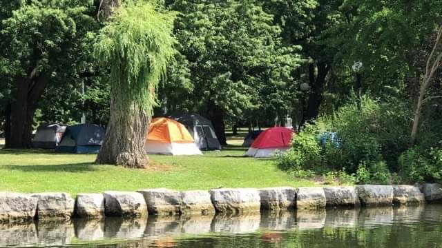 Tent City, Victoria Park