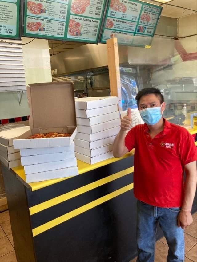 Such a helpful Owner at Canadian Pizza