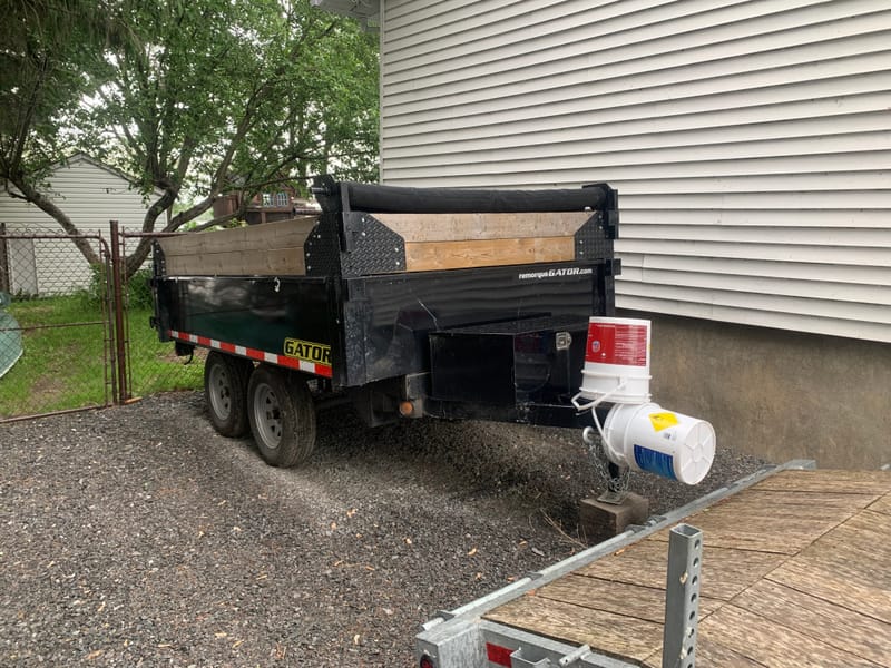 Location de remorque dompeur 6x10 7000 lbs