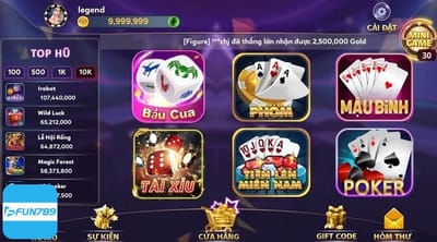 Top game được yêu thích nhất của Fun789