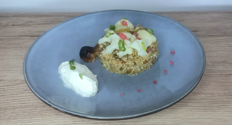 🌱 Quinoa/lentilles, choux-fleurs feta