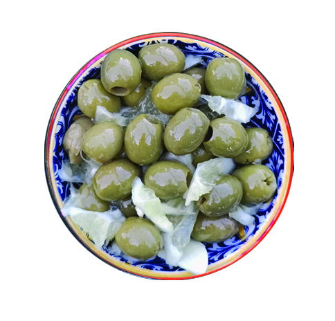 LEMON GARLIC OLIVES