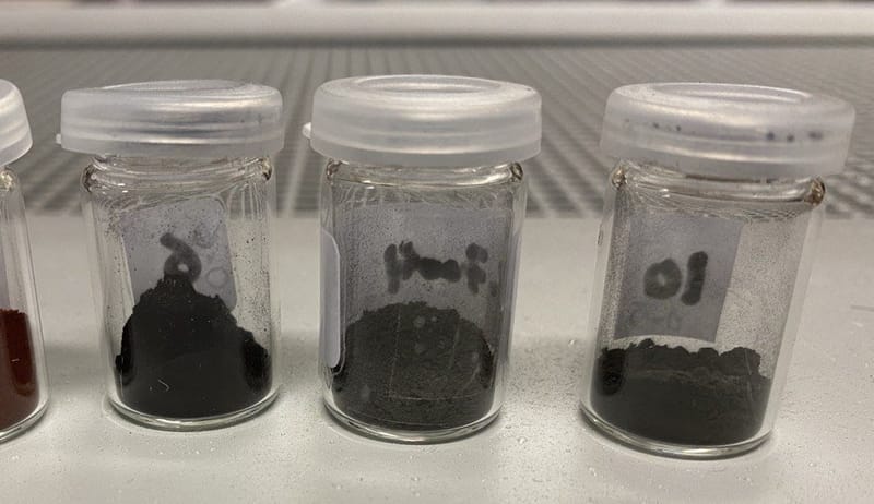 We have produced phase-pure LFP/C in our lab-line