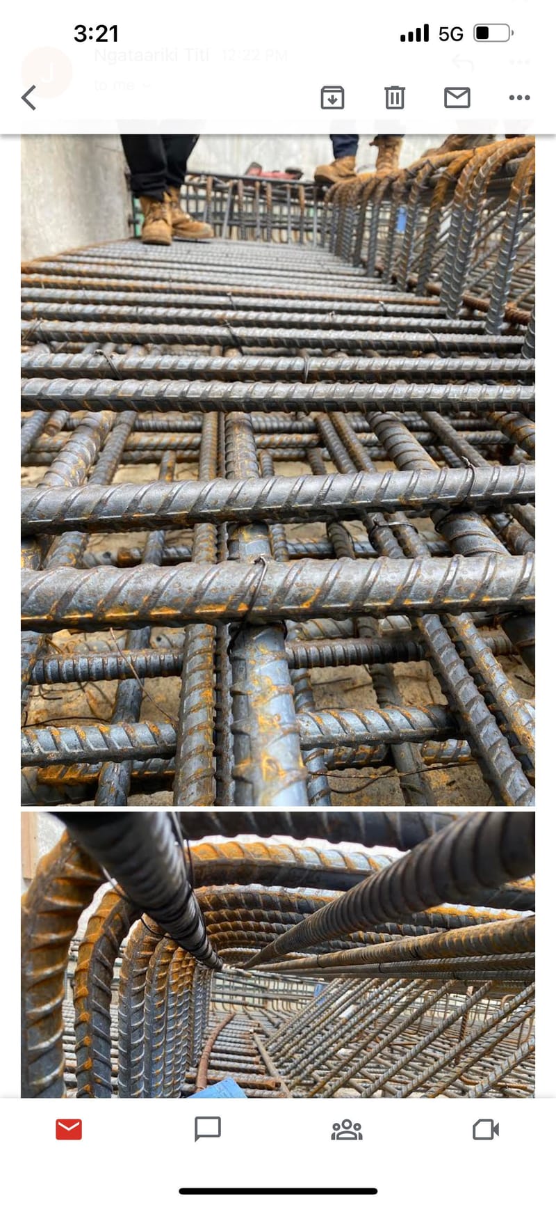 An installation of insitu external and internal walls and base slab.