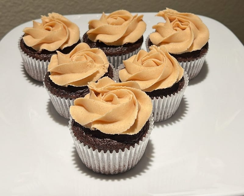 Peanut Butter Chocolate Cupcake