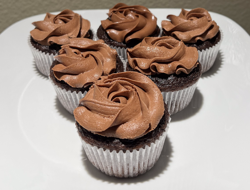 Triple the Chocolate Cupcake