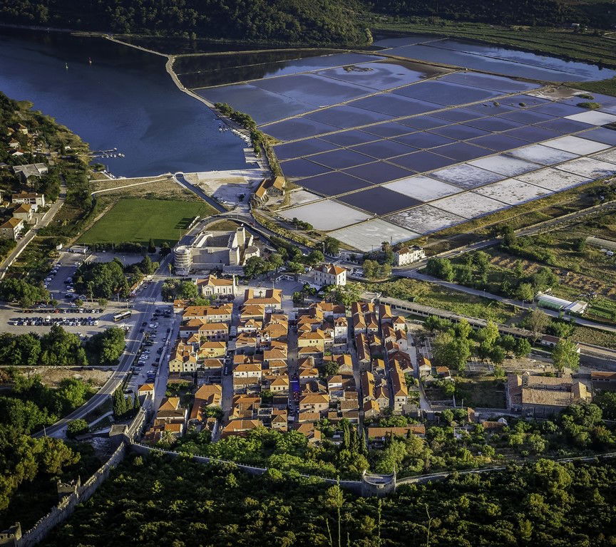 Bošak Ston and the Ston salt pans