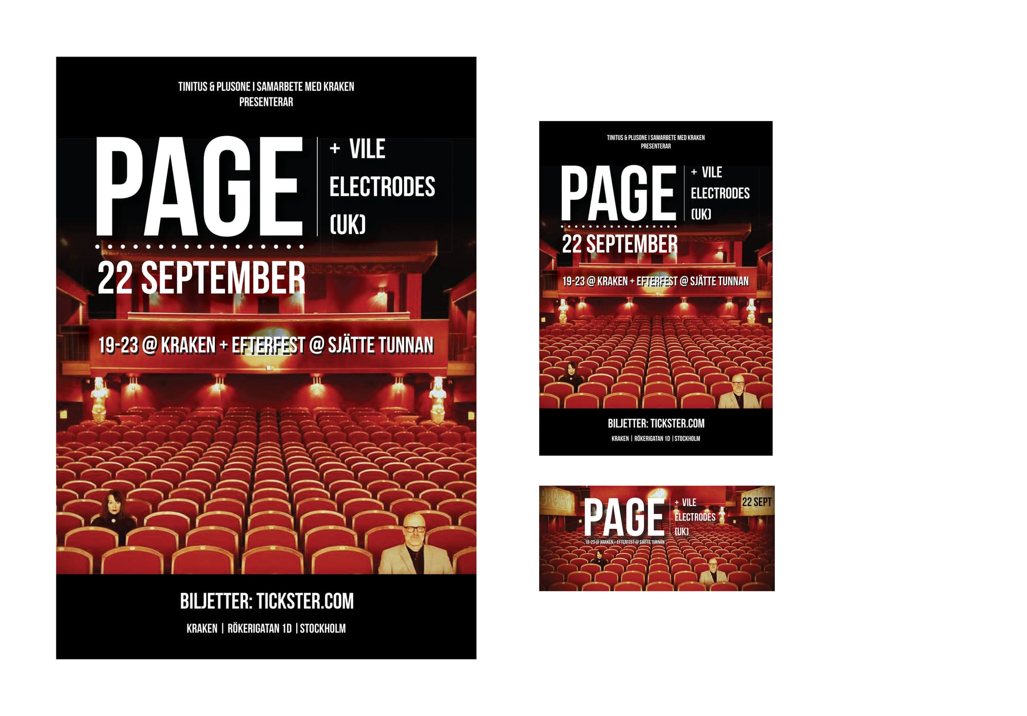 Live music event: Page + support