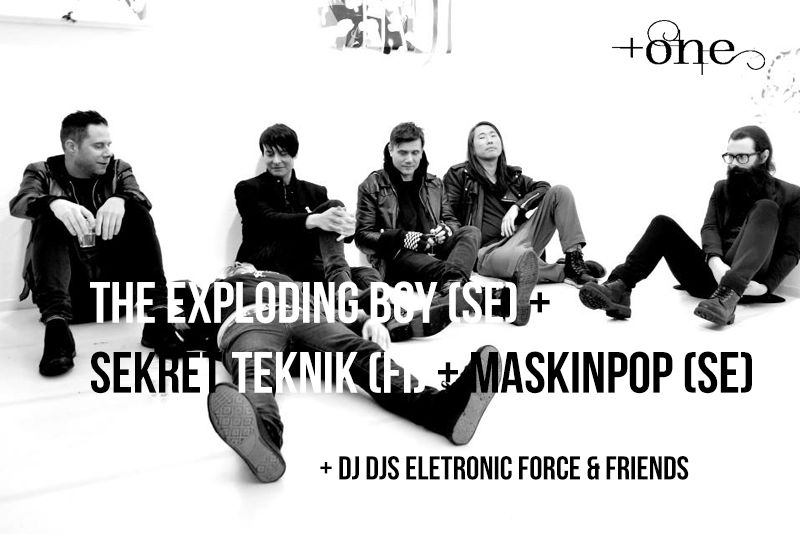 The Exploding Boy (SE) + Sekret Teknik (FI) + Maskinpop (SE), Stockholm, Sweden