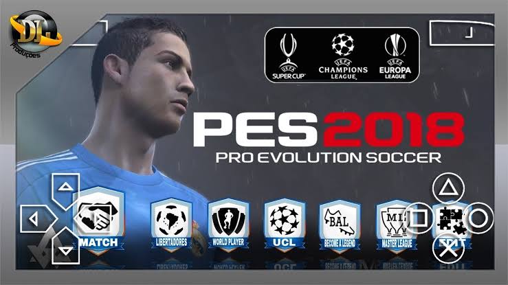 تحميل لعبة Pes 2018 اندوريد PPSSPP بحجم 900 ميغابايت برابط مباشر