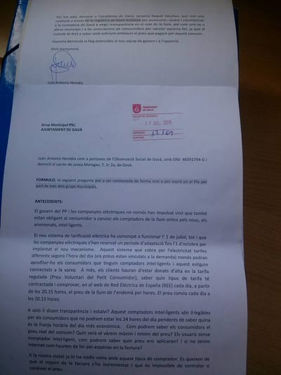 Nova Facturació del consum de la llum amb els comptadors intel·ligents