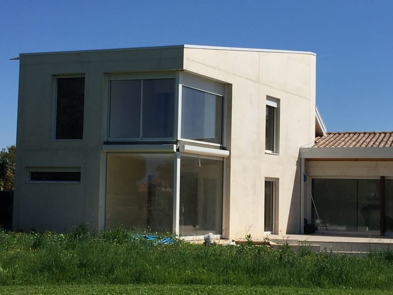 Villa béton architectonique 