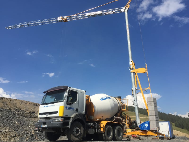 Camion toupie 6 roues Renault