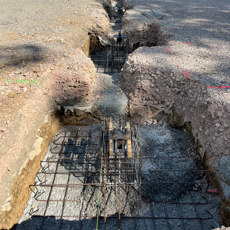 Maçonnerie bâtiment industriel à Reignier 2023