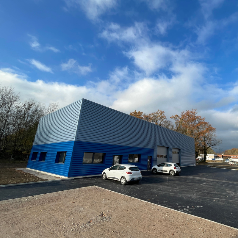 Maçonnerie bâtiment industriel à Reignier 2023