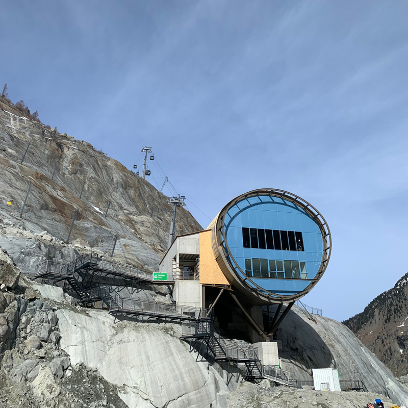 Gare télécabine du Montenvers - Mer de Glace 