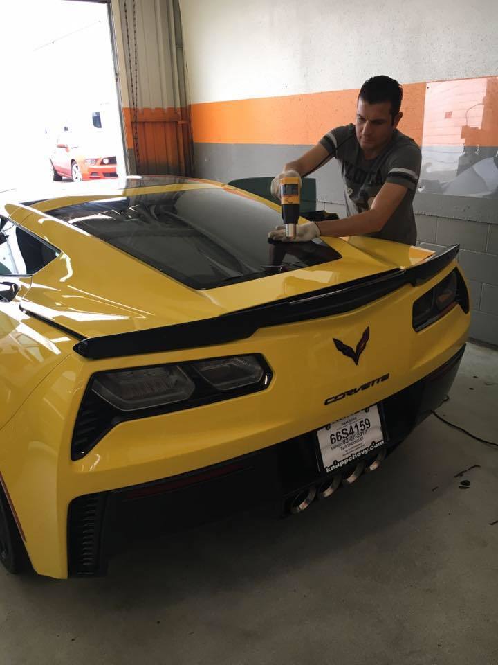 Corvette Window Tint