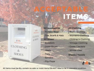 Donate Clothing &amp; Fabric image