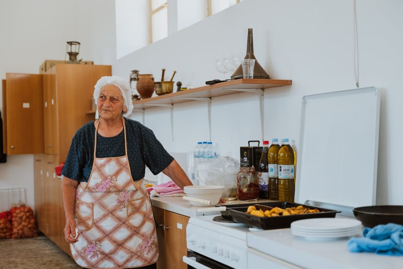 Η κουζίνα του σχολείου