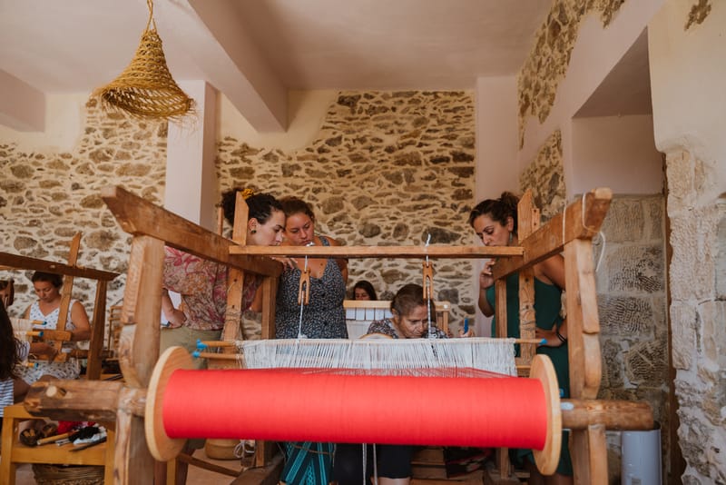 εργαστήριο υφαντικής