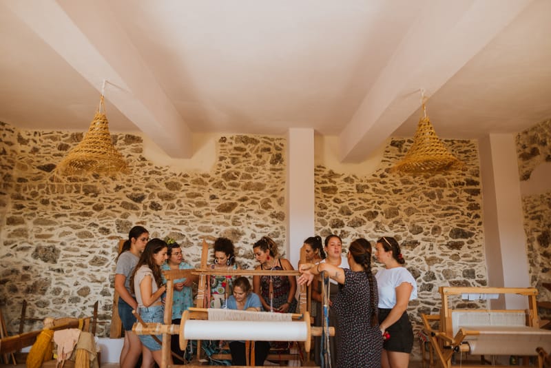 εργαστήριο υφαντικής