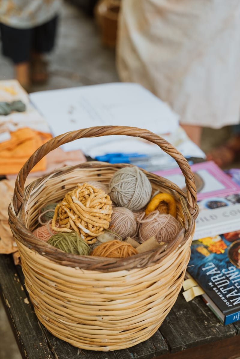 εργαστήριο φυσικών βαφών