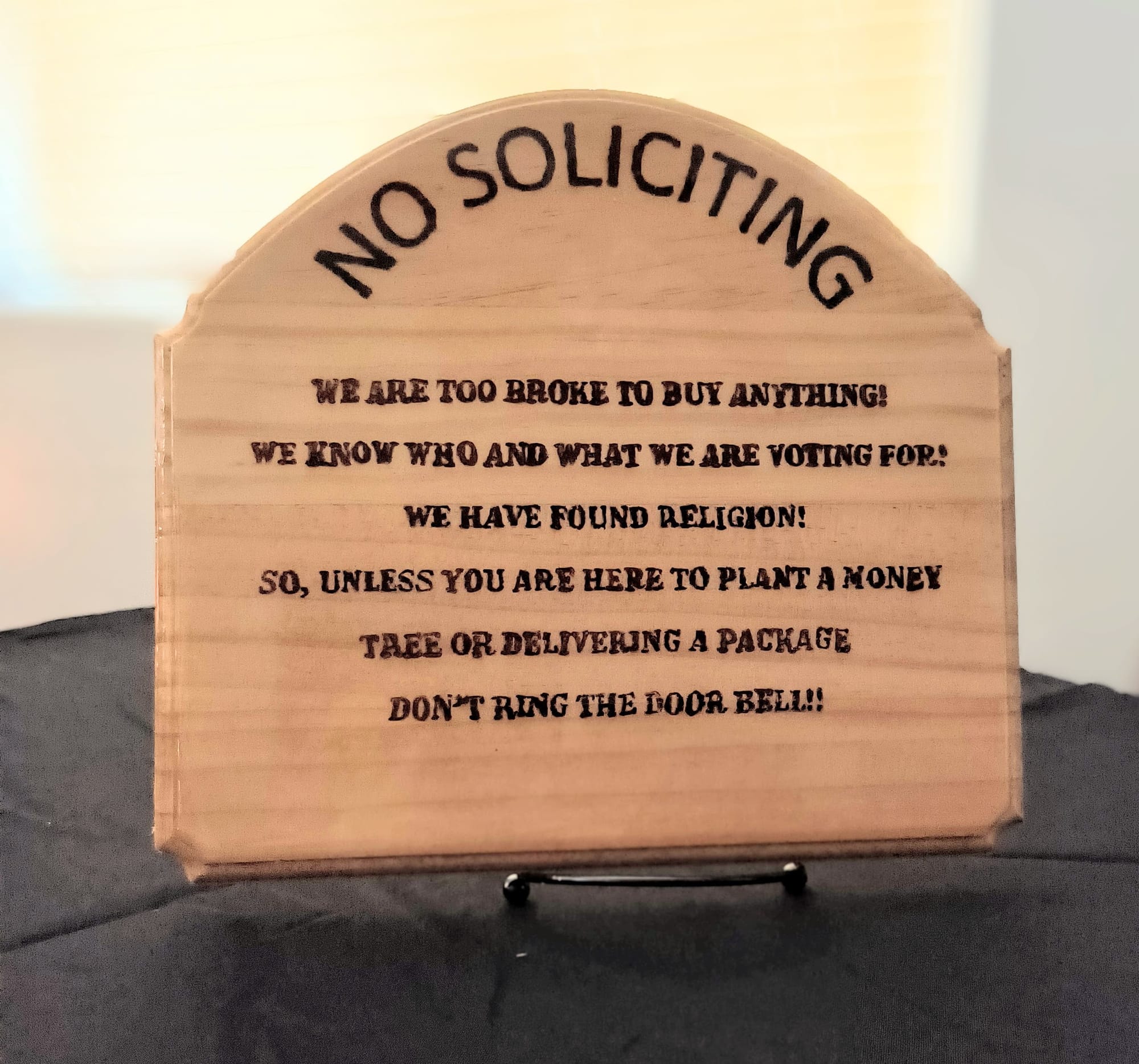 No Soliciting ($15)