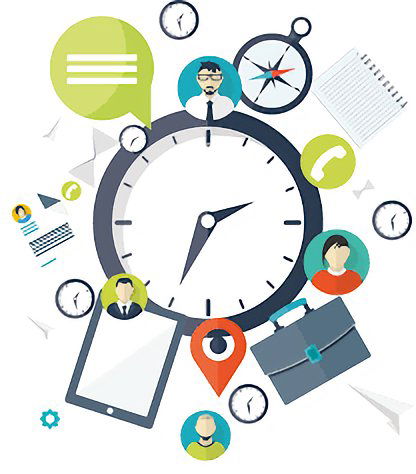 La gestion du temps : Comment survivre aux horloges tyranniques et aux minutes fugitives"