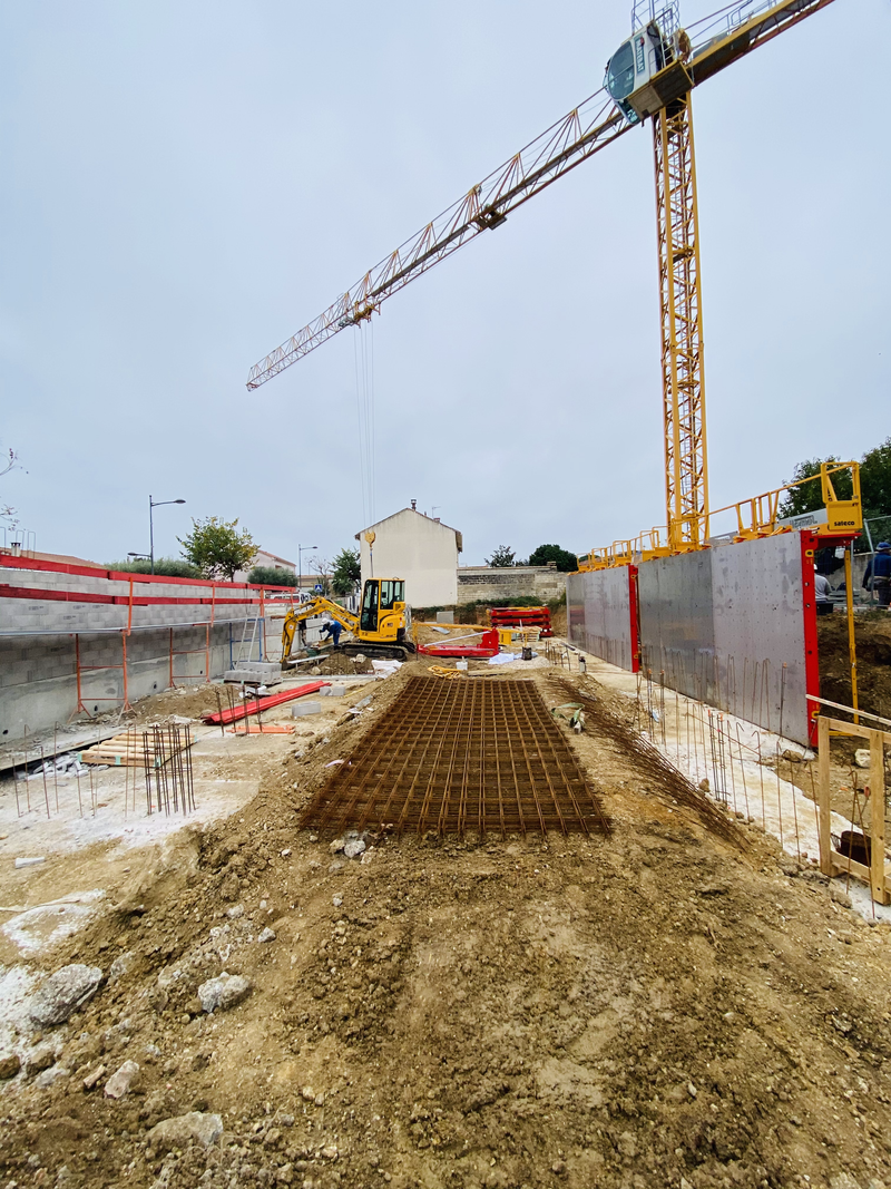 Construction de logements collectifs