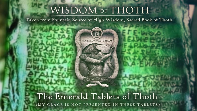 The Emerald Tablets of Thoth