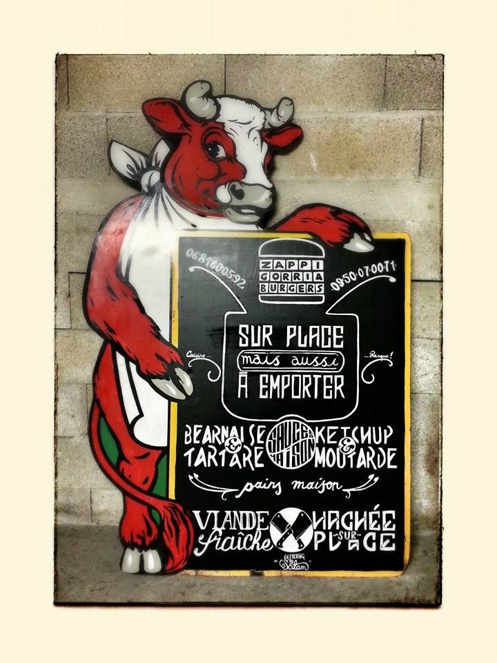 ardoise Zappi Goria Burger