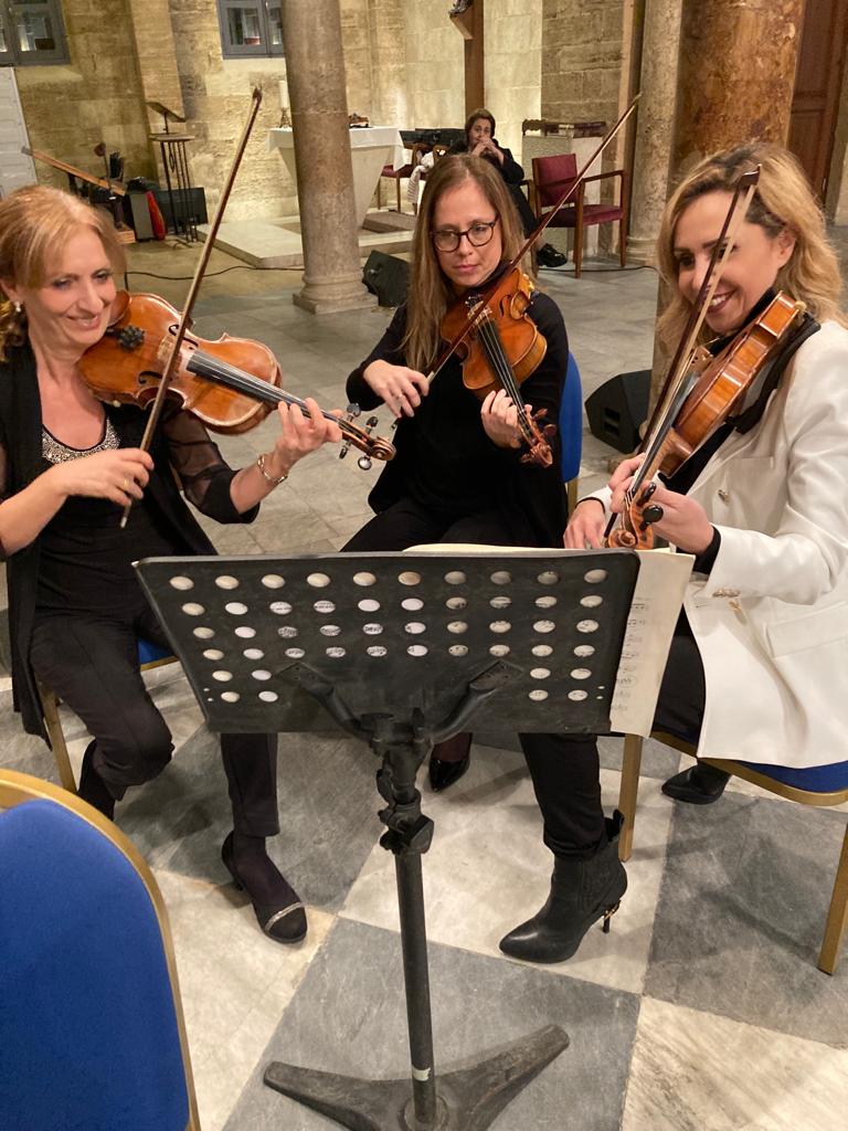 Concert Day Just before the performance